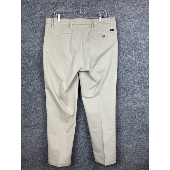 Dockers Smart 360 Flex Pants Khaki Mens 34X32 Tan Chino Workday Classic Fit - Picture 5 of 12